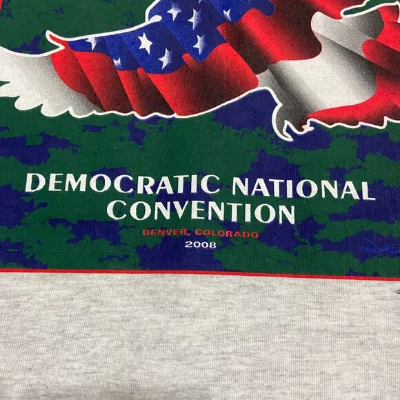 Lifewear Democratic National Convention 2008 Denver Gray T-Shirt Men's Size XXL - Picture 4 of 8